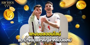 แทงบอลออนไลน์ แนะนำข้อมูลสำคัญสำหรับมือใหม่